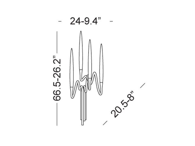 Светодиодный настенный светильник ручной работы Il Pezzo Mancante кусок 3 ARCH-00025034 - Вид №14