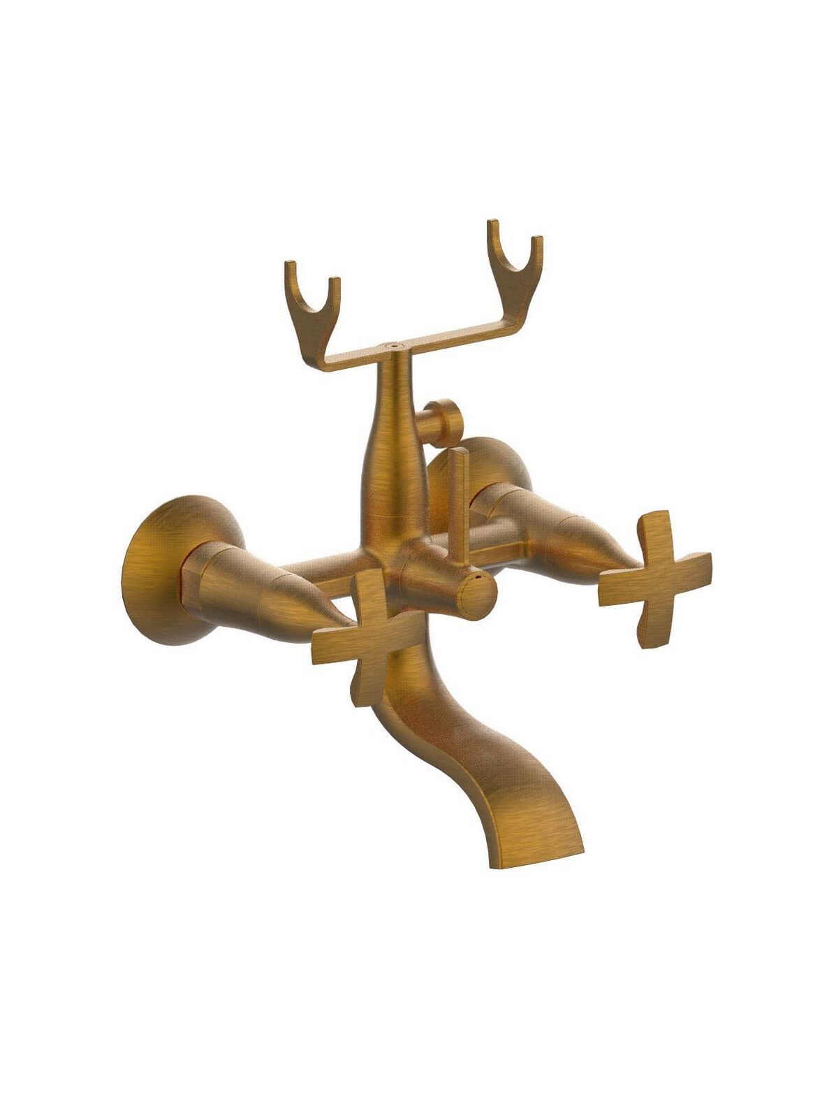 2 отверстия настенный наружный смеситель для ванны Rubinetterie Frattini Lucrezia ARCH-00045706 - Вид №4