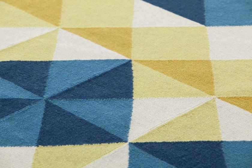 GAN Ковер ручной работы из шерсти с геометрическими мотивами Kilim sun-id-1480549 - Вид №1