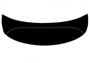 Фронтальная панель для ванны Aquanet Arona 150 черная