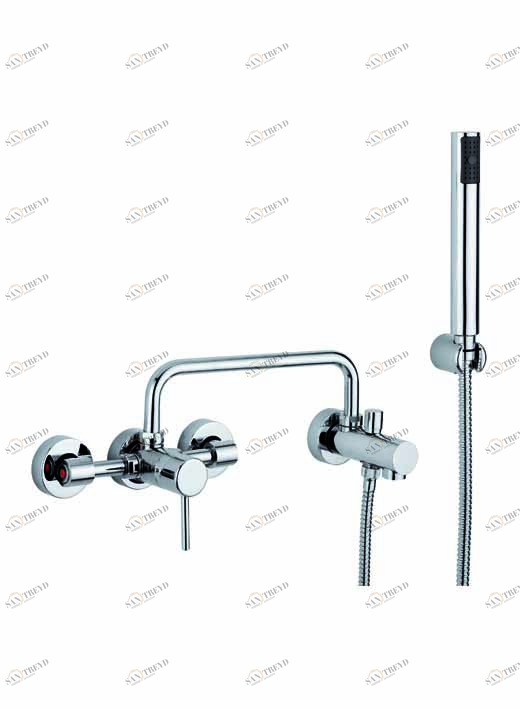 Carlo Poletti S111Z00B Смеситель внешний для ванной с душем 