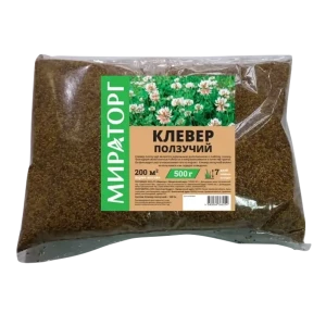 Семена газона Мираторг Клевер ползучий 0.5 кг