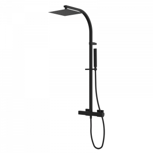 60448601 PREMIUM Черный душ термостатический с колонкой Черный GRB MIXERS