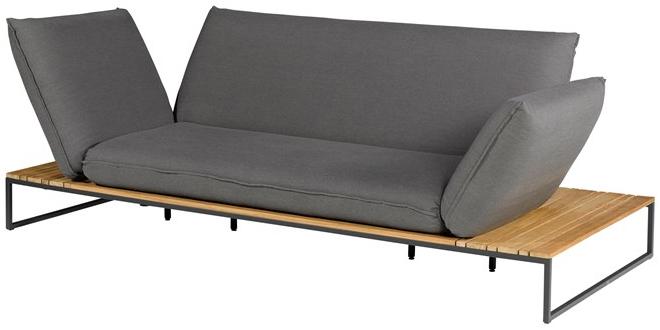 FISCHER MÖBEL 3-местный садовый диван с откидной спинкой из ткани Flora sun-id-1494537 - Вид №7