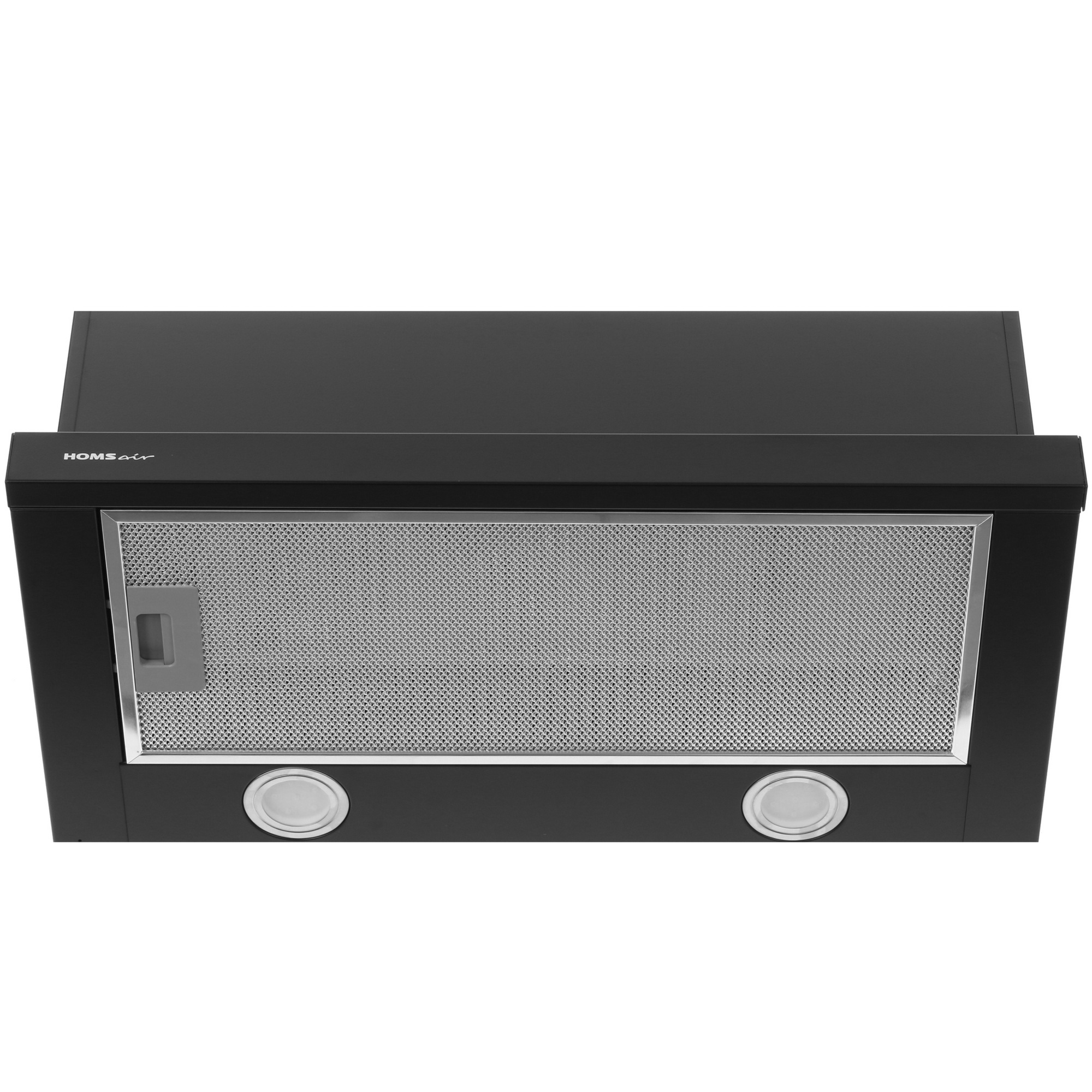 8160083 Вытяжка телескопическая HOMSair FLAT 60 черный/черный STDN-0035128 - Вид №1