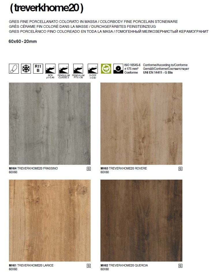 Напольное покрытие из керамогранита под дерево MARAZZI Treverk ARCH-00016874 - Вид №8