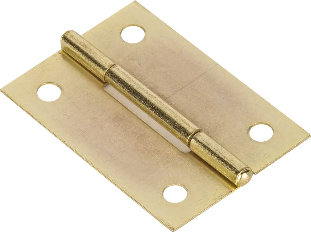 Карточная петля ЛЕВША золото 45×30 мм для мебельных фасадов 14277465