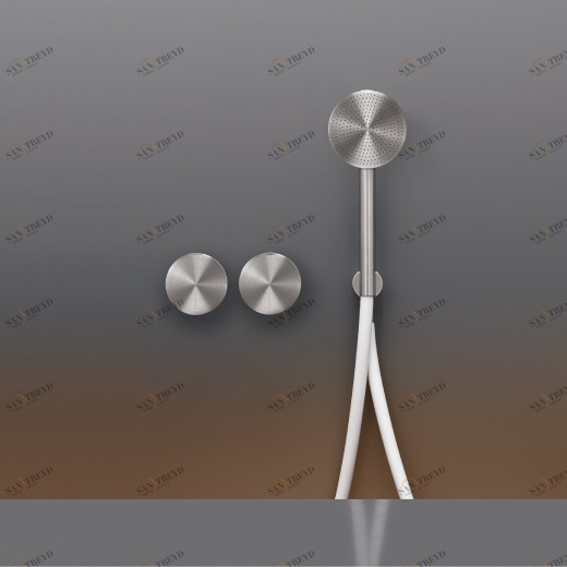 Настенные 2 прогрессивных смесители, установленные для ванной / душа с круглого ручной душ диаметр 80 мм  GIO25H CEADESIGN 