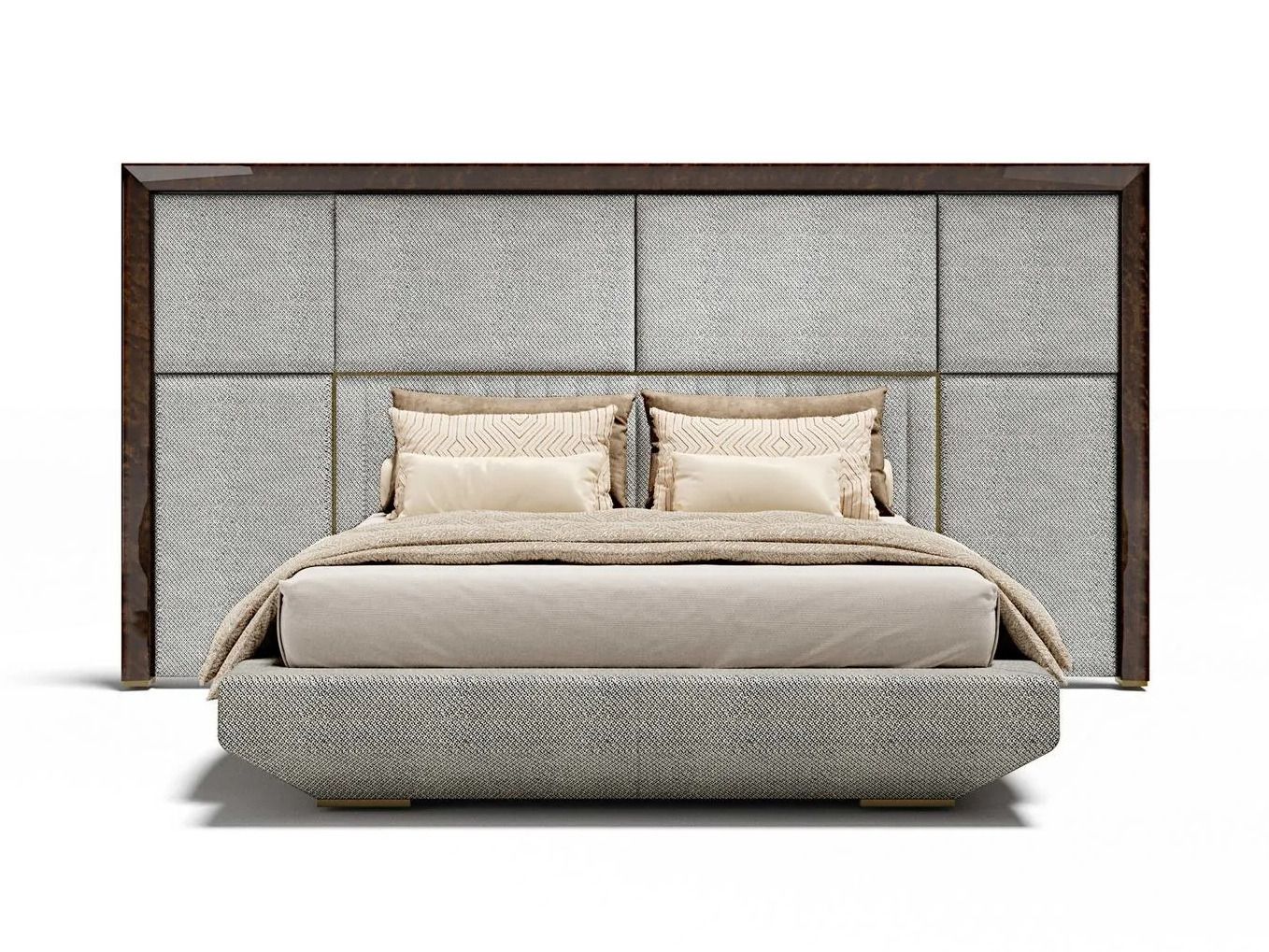 Кожаная кровать размера "king-size" с высоким изголовьем Capital Collection KIMERA XL ARCH-00147445