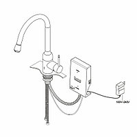 SКN-O3-02-SN Смеситель-озонатор Kona Ozone со встроенным краном для питьевой воды, высокий излив Konaozone  - Вид №10