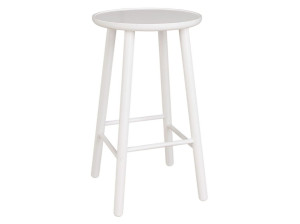 Высокий березовый стул с подставкой для ног