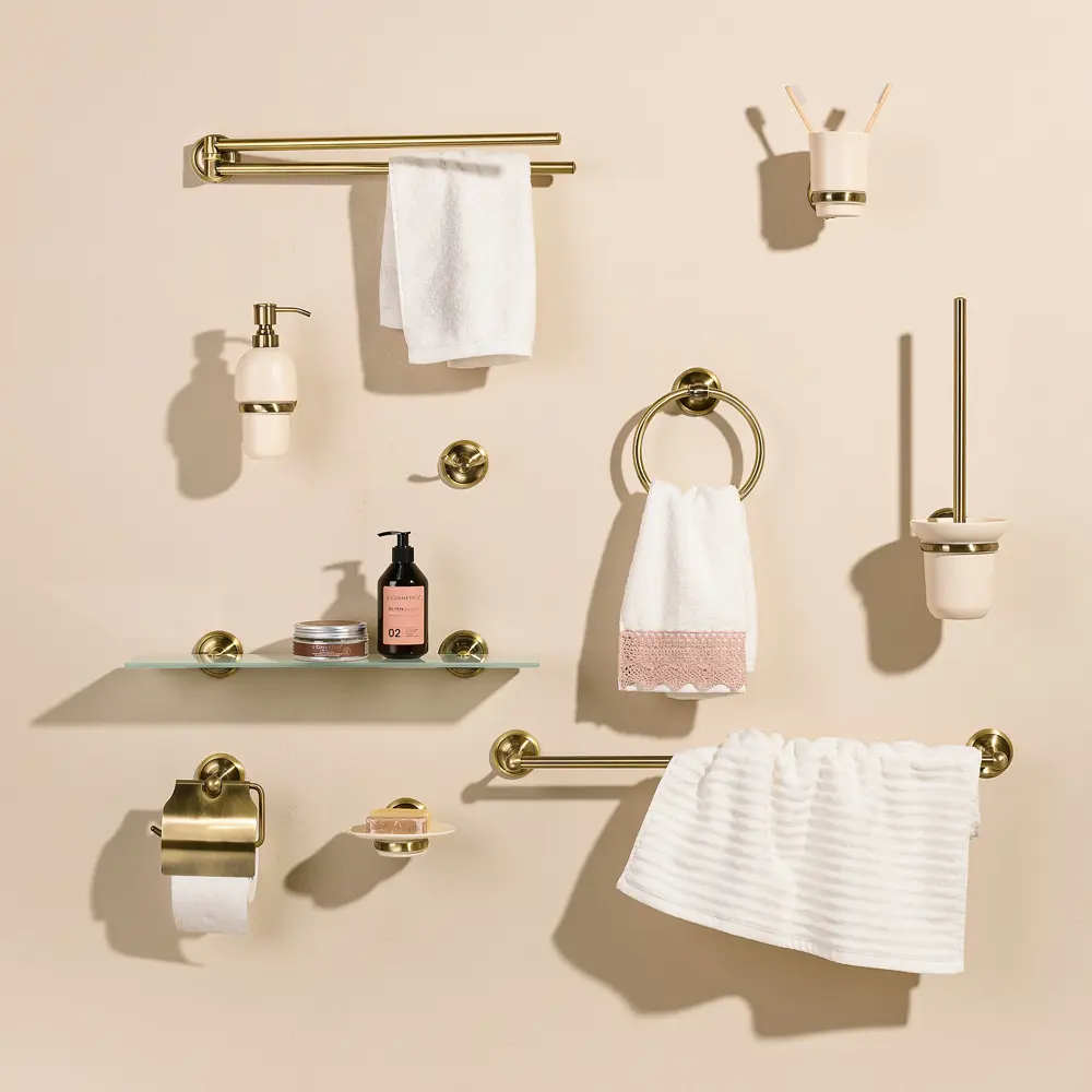 Стакан для зубных щёток Antico подвесной металл цвет латунь VERRAN STLM-2123967 - Вид №5