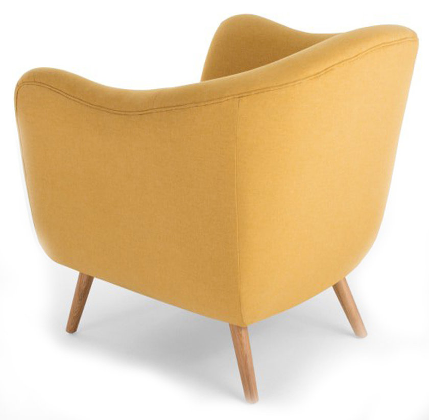 Кресло Sunshine желтое ICON DESIGNE ДИЗАЙНЕРСКИЕ 178041 Желтый  - Вид №2