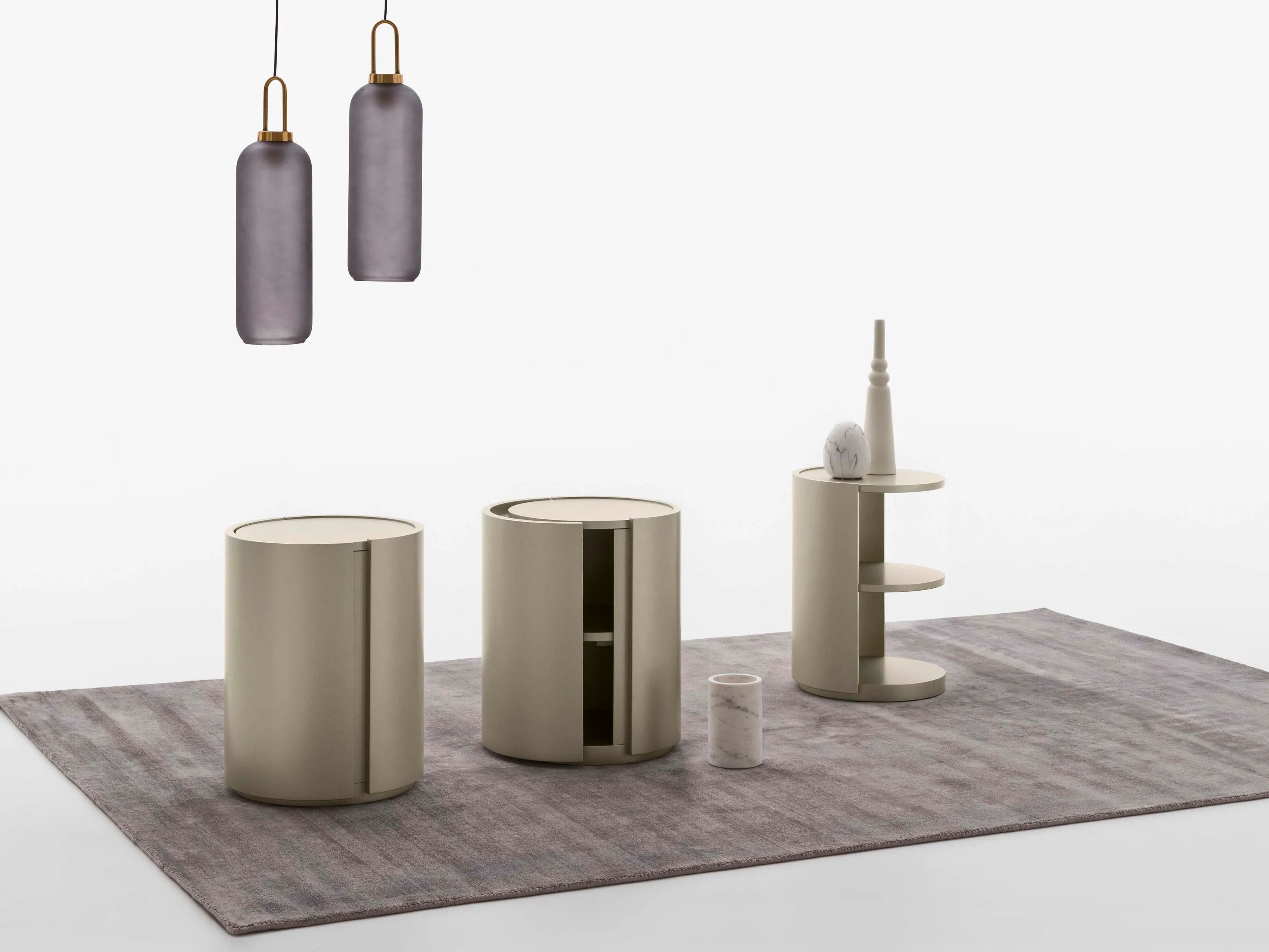 Деревянная круглая тумбочка Alf DaFrè RIM ARCH-00008833 - Вид №2