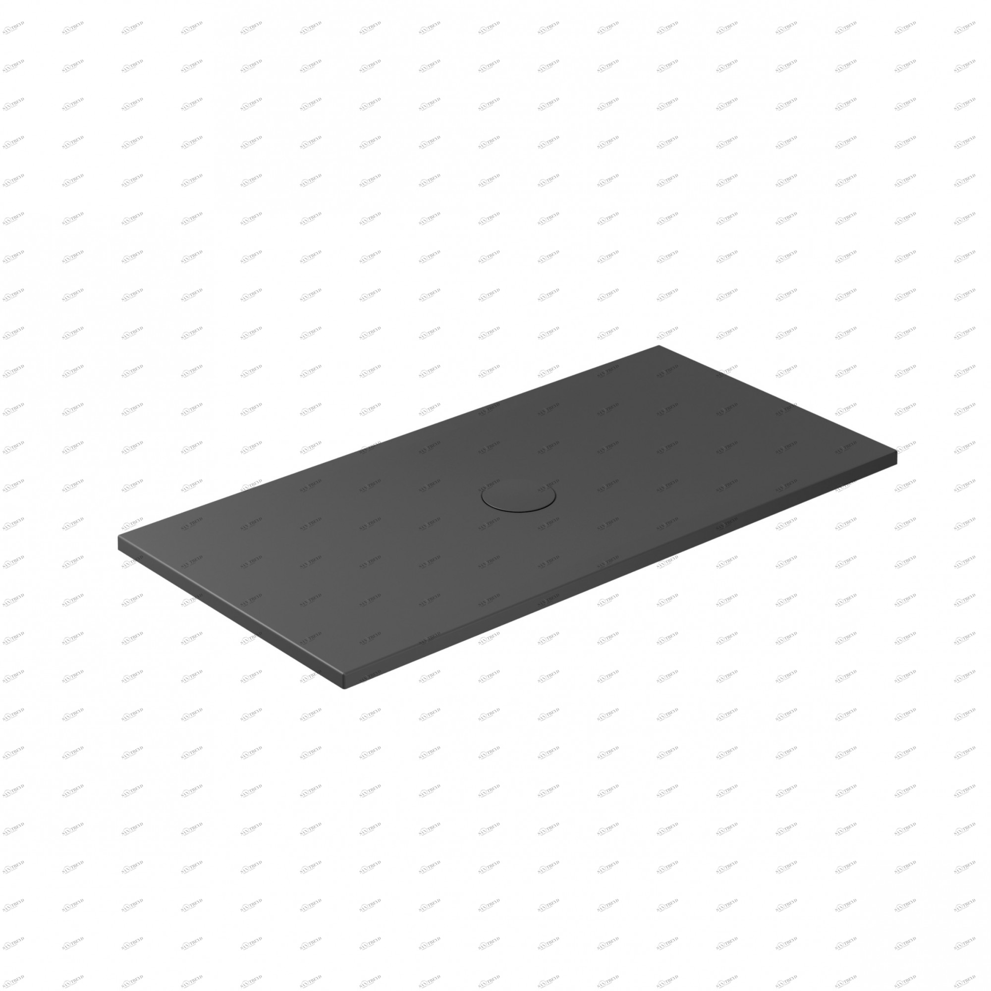 Поддон керамический 140x70 Черный  1043NEMT GALASSIA Shower Trays