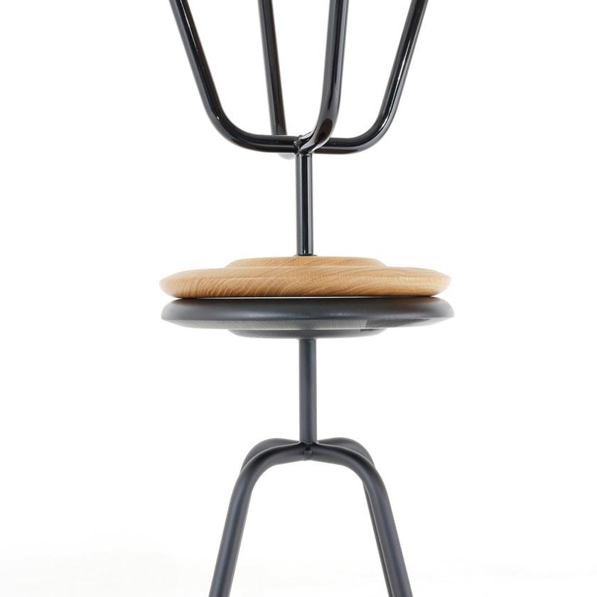 Atelier Haußmann Высокий табурет из стали и дерева sun-id-1400560 - Вид №5