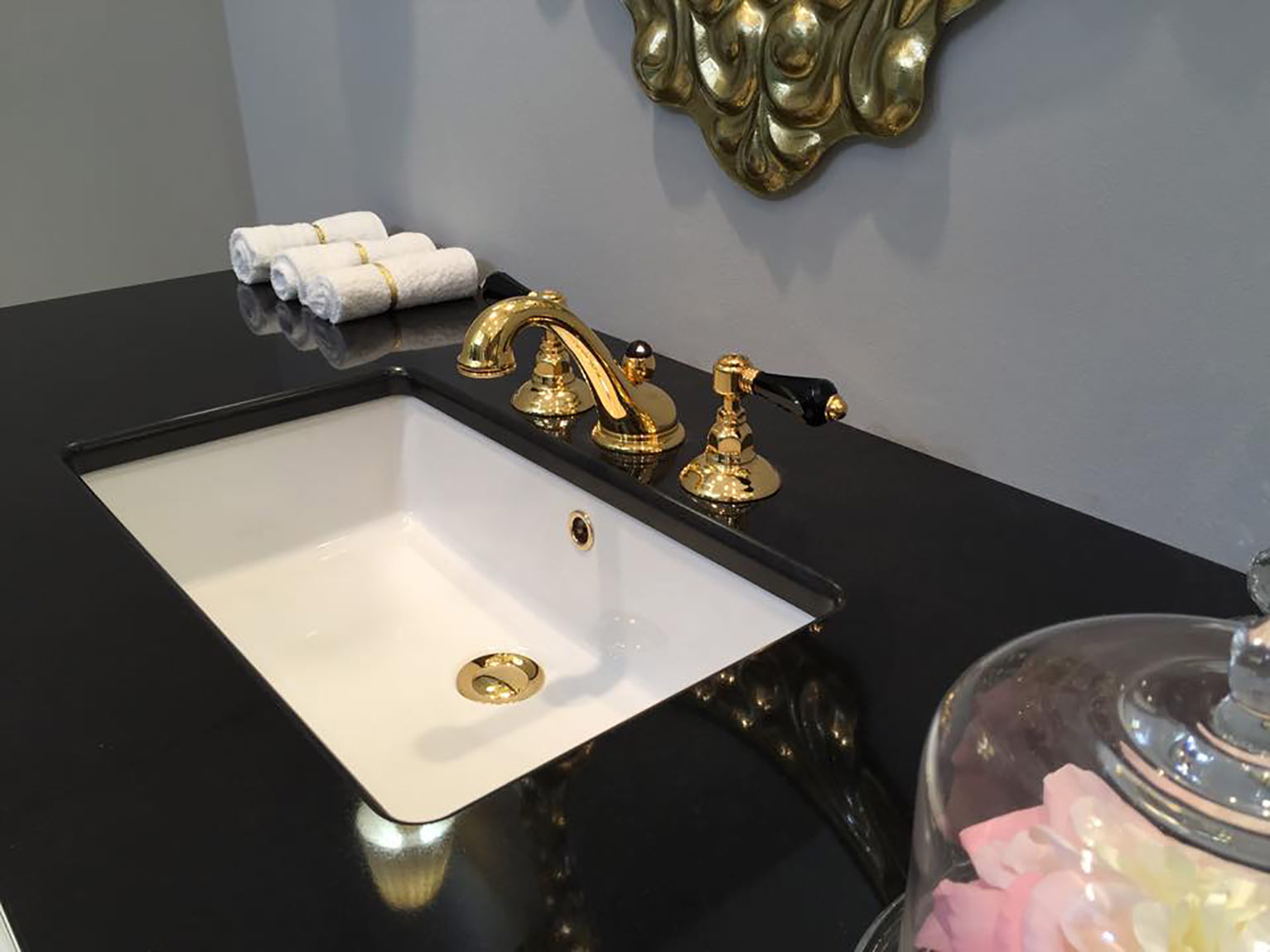 1402 ** 93 Комплект ванны с дуплексным душем Nicolazzi Series Half Dome Crystal  - Вид №2