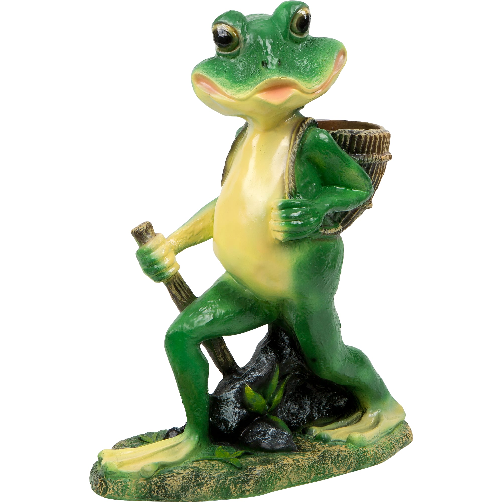 82563147 Фигура садовая Лягушонок с рюкзаком 48 см Santreyd 