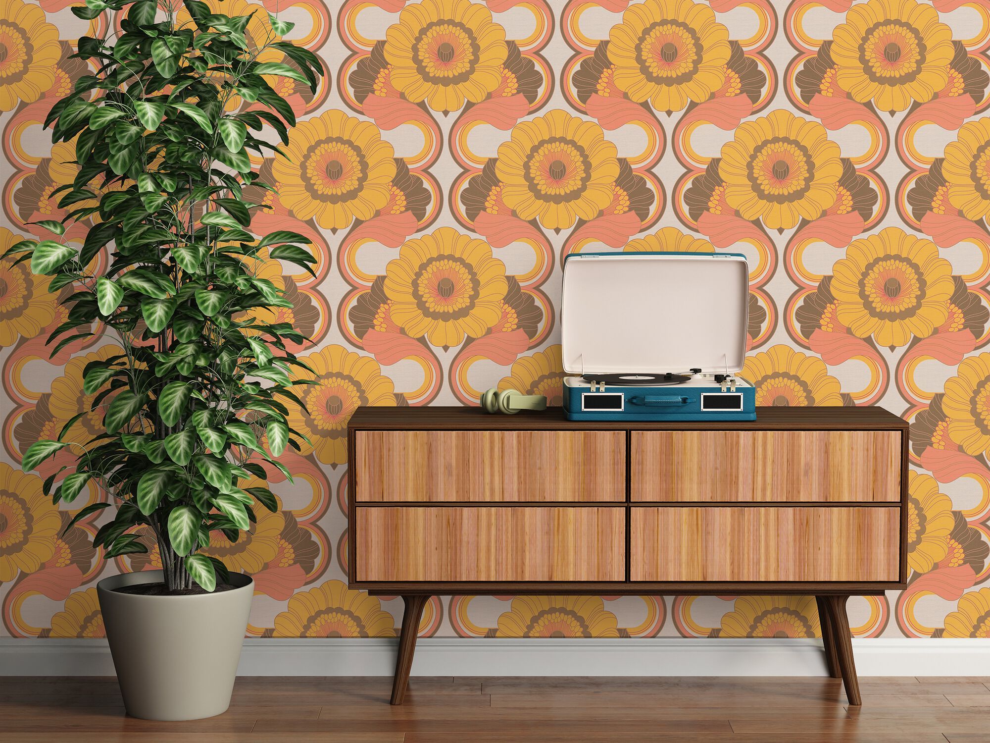 Обои с цветочными мотивами Architects Paper ретро шик ARCH-00152871 - Вид №9