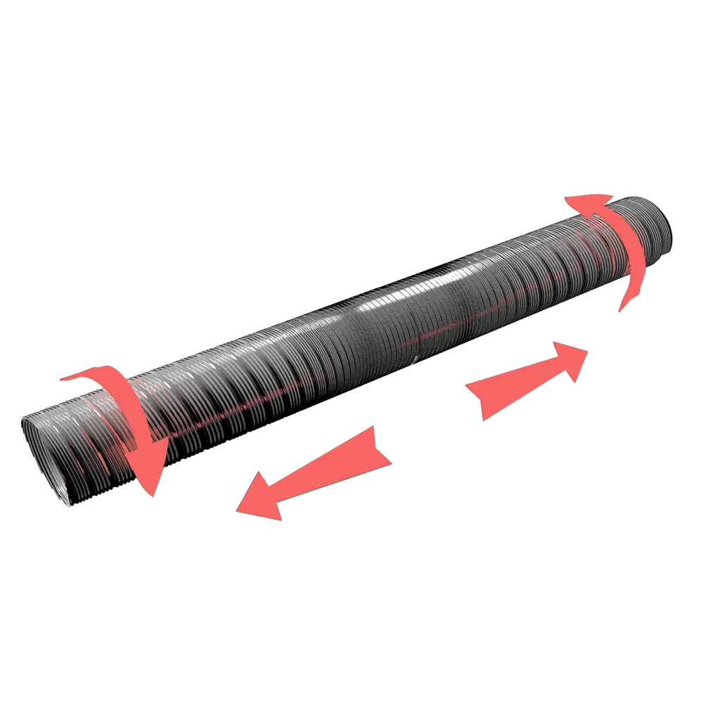 Воздуховод гибкий Auramax D110 мм 2.7 м алюминий STLM-2139400 - Вид №1