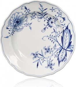 73527 Meissen Тарелка обеденная 25см "Луковый декор, стилизованный" Фарфор