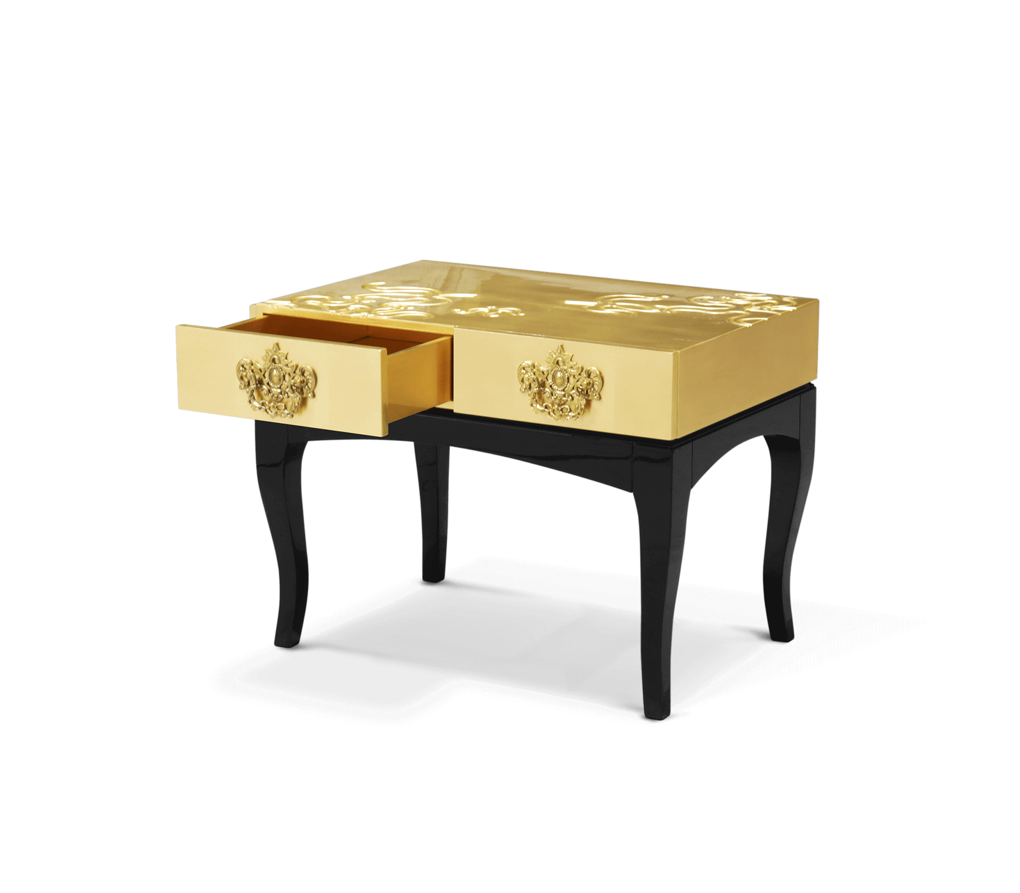 0-234 Золотая тумбочка Тринити Boca Do Lobo  - Вид №2