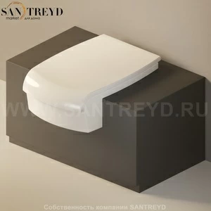 Flaminia UNA Консоль для унитаза или биде от 75 до 135 см черная UNA75WB.7006