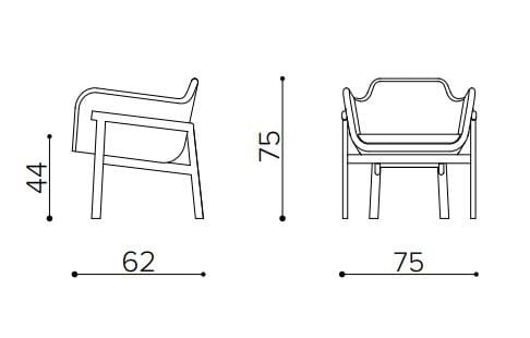 Кресло с подлокотниками True Design ARCH-00060954 - Вид №5