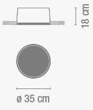 Vibia Встраиваемый потолочный светильник Big built-in sun-id-1393797 - Вид №3