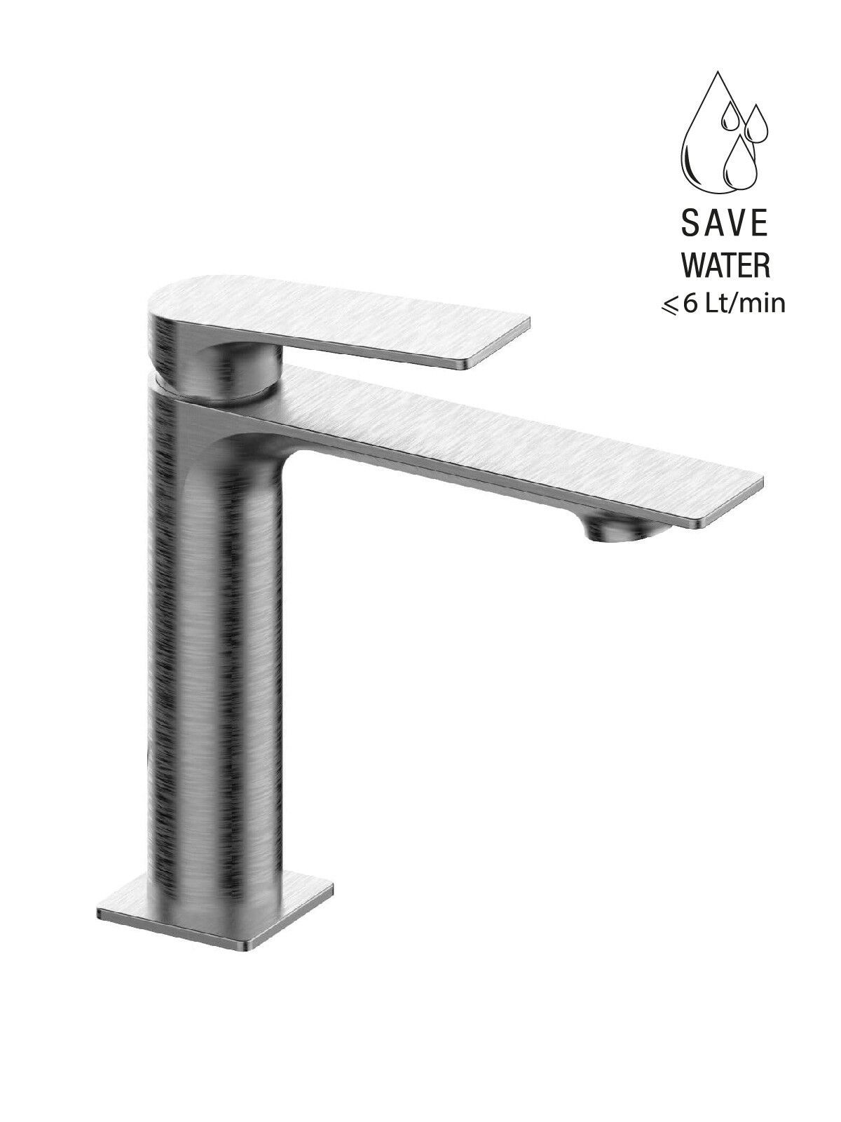 Однорычажный смеситель для раковины без слива Rubinetterie Frattini Narciso ARCH-00051367 - Вид №18