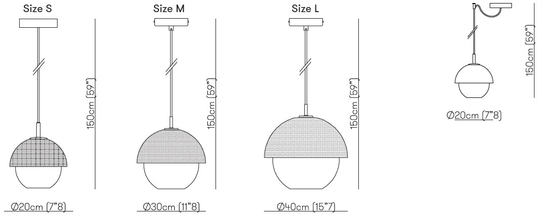 VeniceM Подвесной светодиодный светильник из латуни с диммером Urban sun-id-1468364 - Вид №8