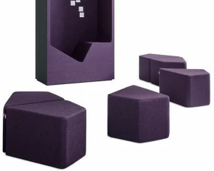 werner works Пуф из мягкой ткани Parkour