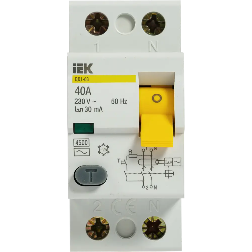 Автоматический выключатель IEK ВД1-63 40А для надежной защиты сети 11875603 STLM-0001572 - Вид №1