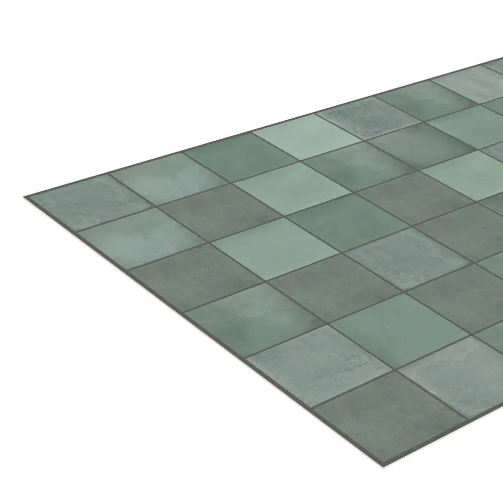 Пластмаркет | Стеновая панель ПВХ «Мурена» с текстурой мраморной плитки 960x485 мм 89379520 STLM-1519342 - Вид №1