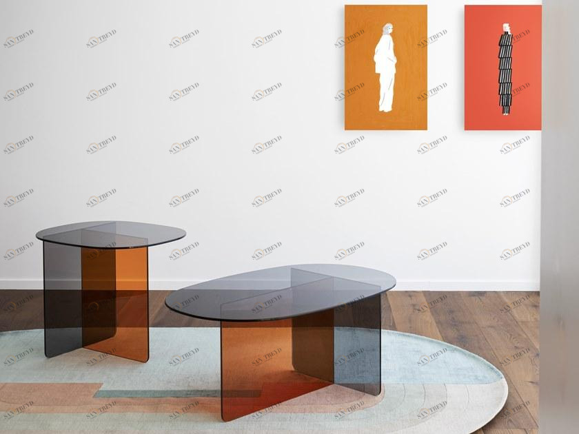 Miniforms Журнальный столик овальный стеклянный sun-id-1351646