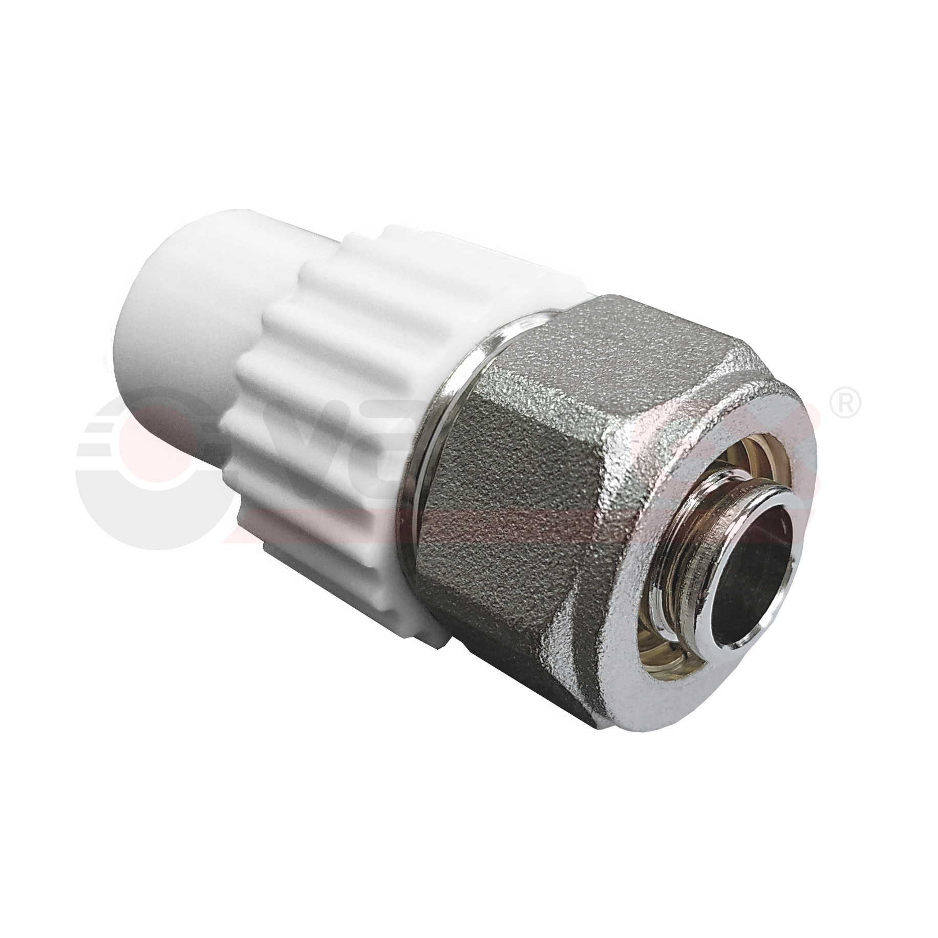 10142016Г Valfex Ниппель комбинированный для соединения PPR-PE труб 