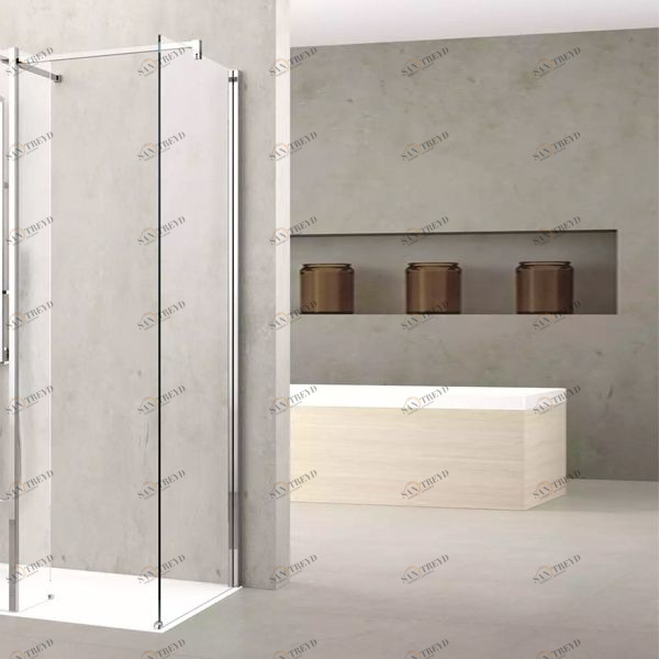 Novellini. Душевой уголок 120x90 см H7 с хромированным профилем KUADRA KUADH801KKUADHL301KKUADH901K
