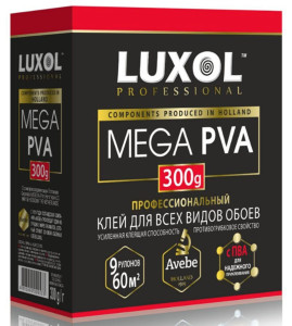 90567045 Клей для обоев универсальный Mega Pva 60 м² STLM-0286279 LUXOL