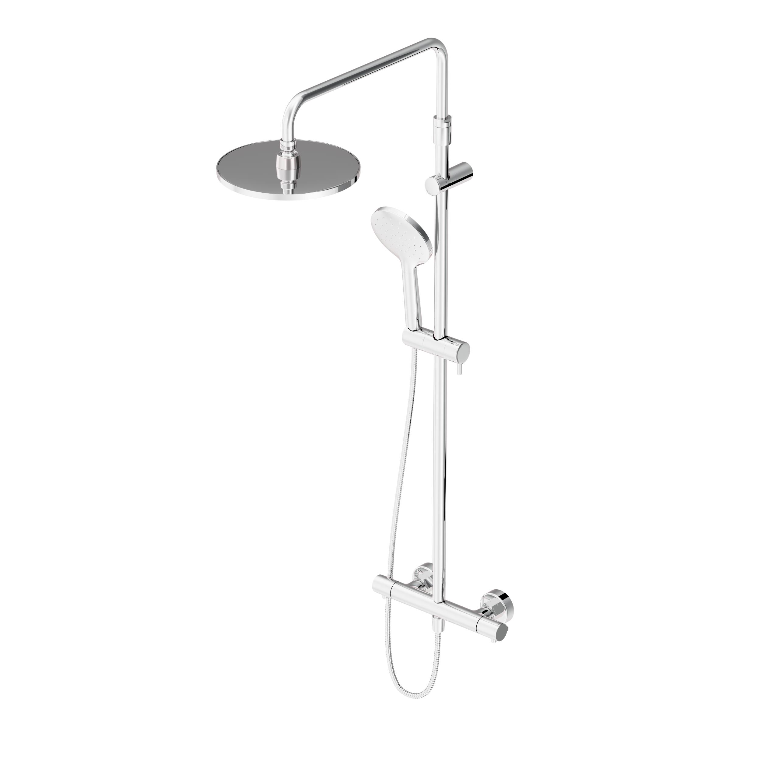 DX218091000 душевая система с ТМС для душа: верхний душ 230мм ручной душ 120мм 1 режим шт Damixa Option - Вид №4