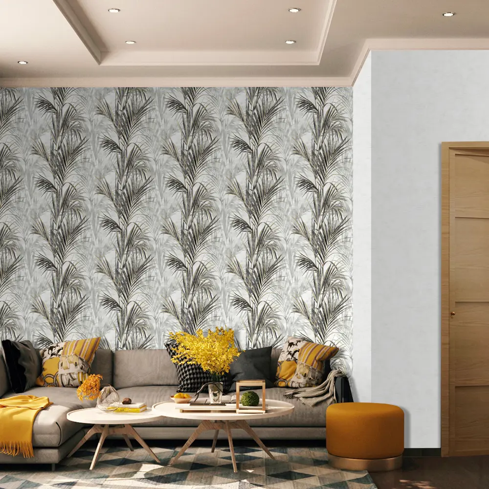 Обои флизелиновые Erismann Tanzania светло-серые 1.06 м ЭР60396-05 STLM-2072722 - Вид №4