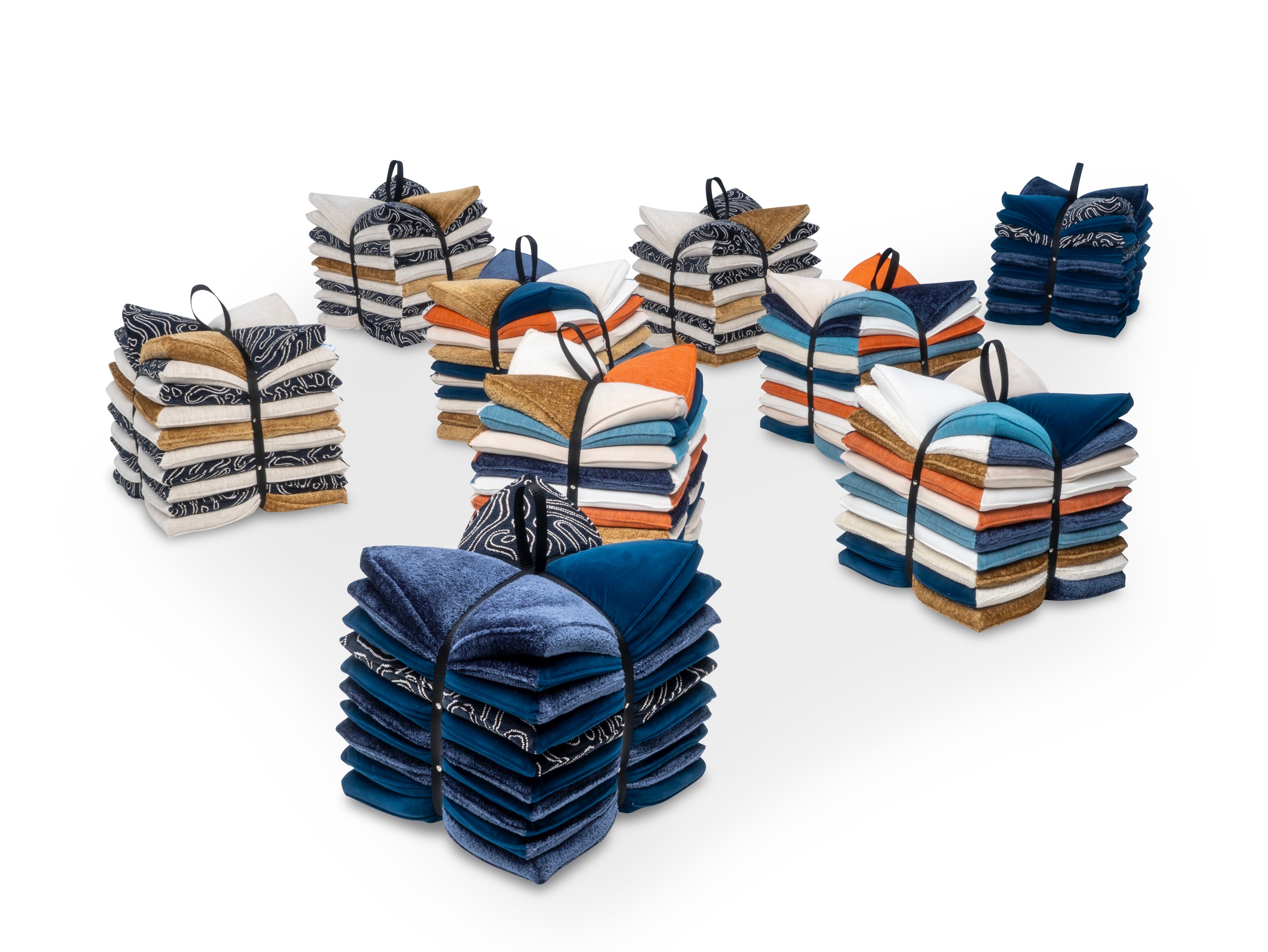 Квадратный пуф из ткани Calia Italia Superior ARCH-00058836 - Вид №10