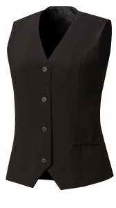 62876 Жилет  женский BLACK El-Risto  Одежда для официантов  размер 52