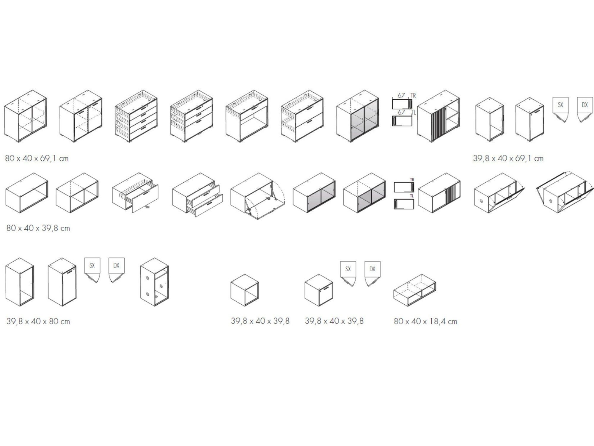Модульная офисная мебель Bralco Ubi ARCH-00109140 - Вид №7