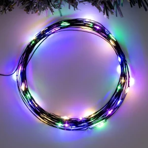 90641904 Электрогирлянда комнатная Luazon lighting 5198322 роса 5 м 50 ламп бесцветный 2 режимов работы STLM-0954598