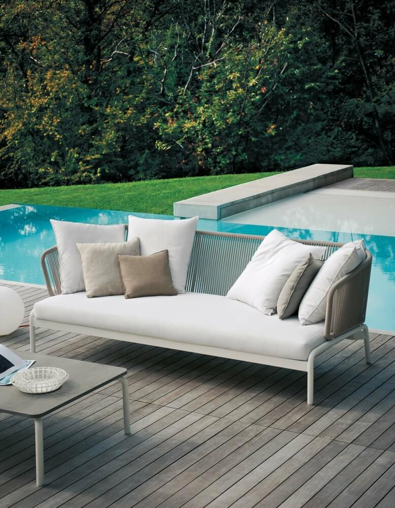 3-местный веревочный садовый диван RODA катушка ARCH-00010907 - Вид №1