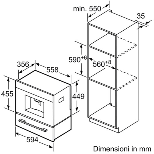 Siemens Встроенная автоматическая кофемашина Iq700 Ct836leb6  - Вид №6