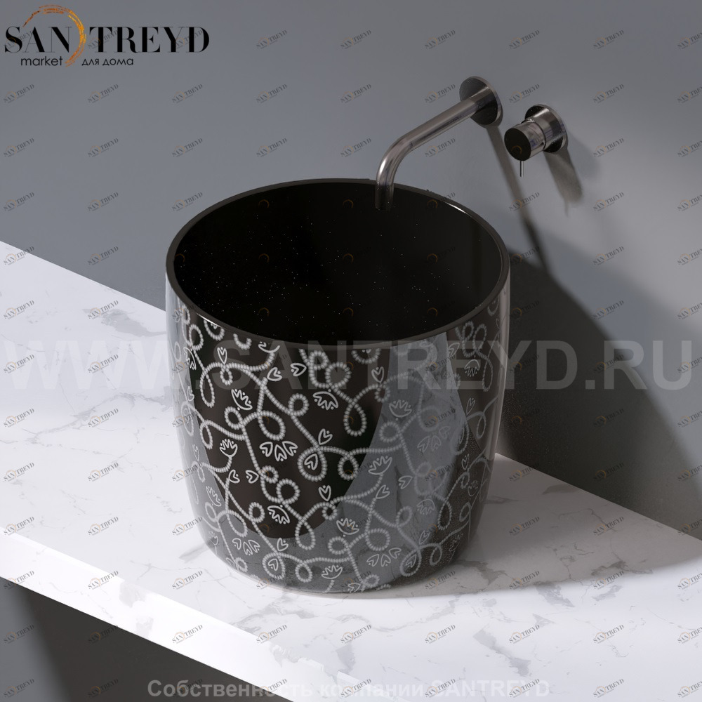 L106.401 Накладная раковина на столешницу  овальная A. e T. Italia PILLAR AeT ITALIA