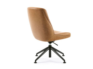 Кожаный стул с регулируемой высотой