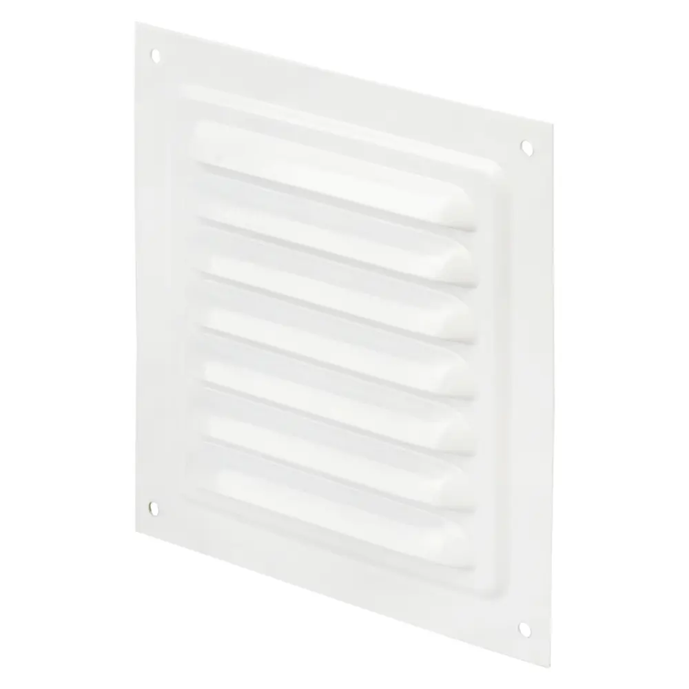 Решётка вентиляционная Вентс МВМ 125 125х125 мм металл цвет белый STLM-2106560