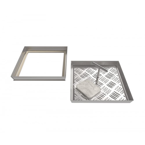 Напольный люк под плитку, съемный 200Х200 ВОЗРОЖДЕНИЕ sun-id-1025301 - Вид №2